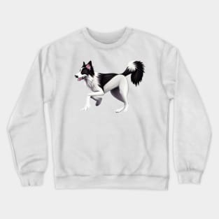 Border Collie Cartoon Crewneck Sweatshirt